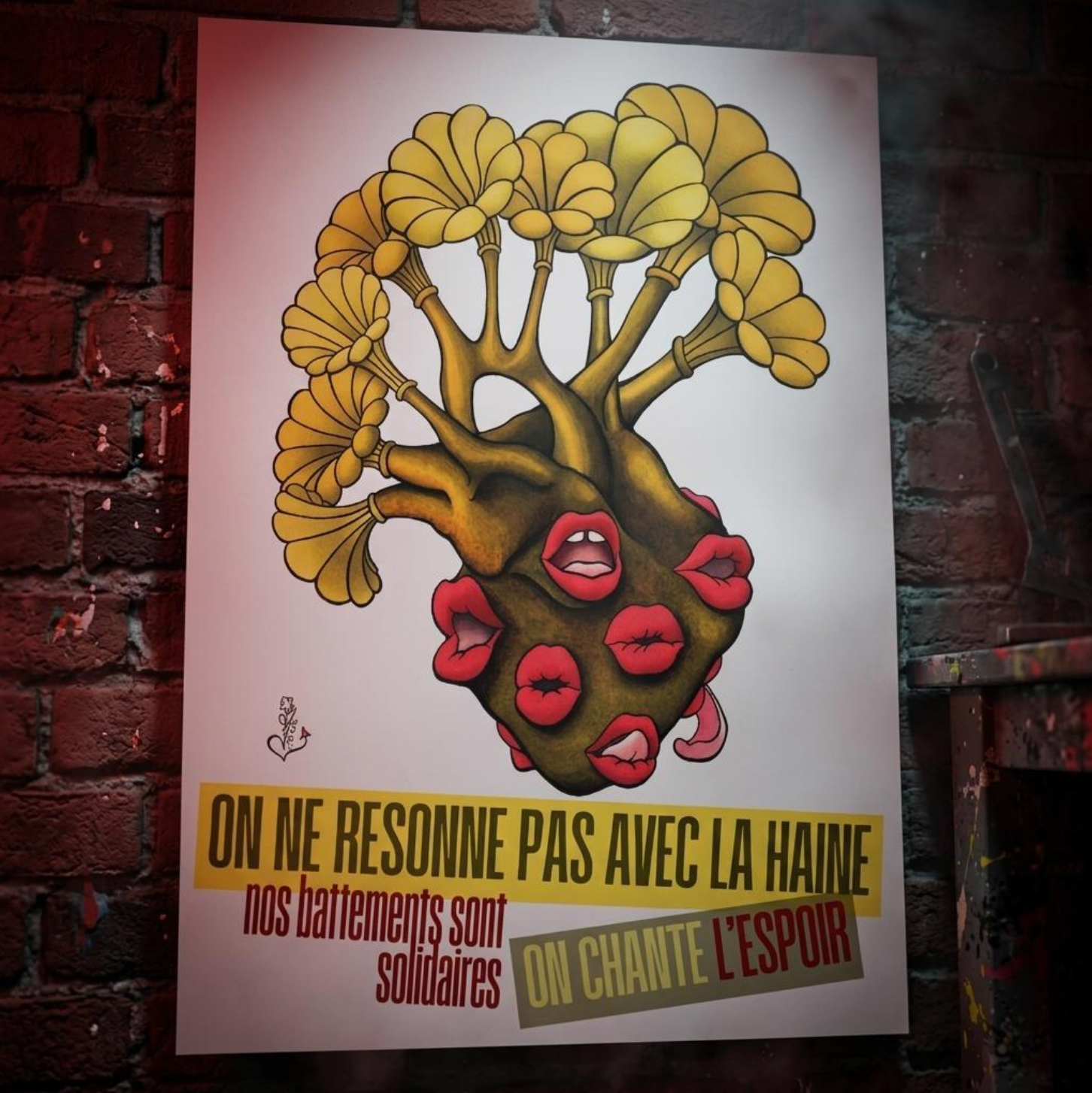 Posters "Cœur de Lutte"